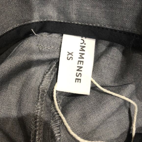 Commense Womens Trousers Pants Size XS Gray Pleated Wide Leg Oversized Pull On - Picture 5 of 9